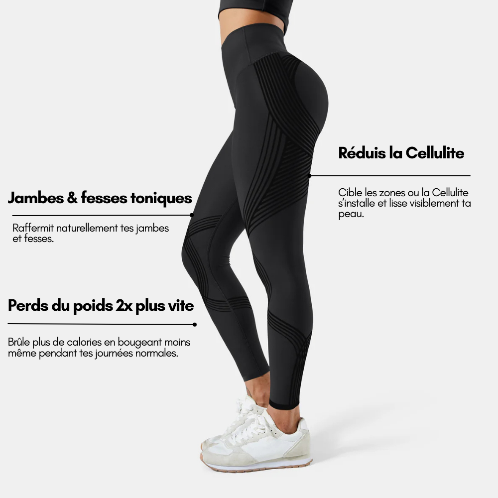 Leggings 3D Luveon Noir
